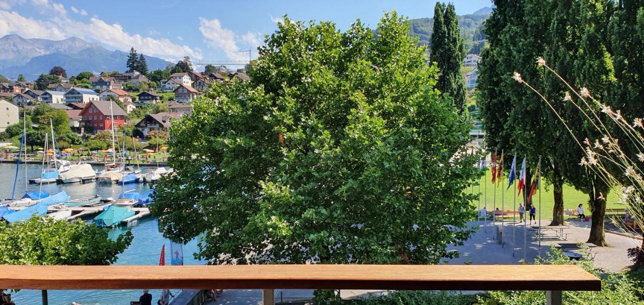 Ferienwohnung Ankerplatz Spiez Dış mekan fotoğraf
