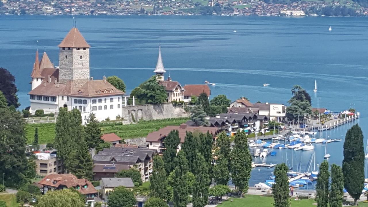 Ferienwohnung Ankerplatz Spiez Dış mekan fotoğraf