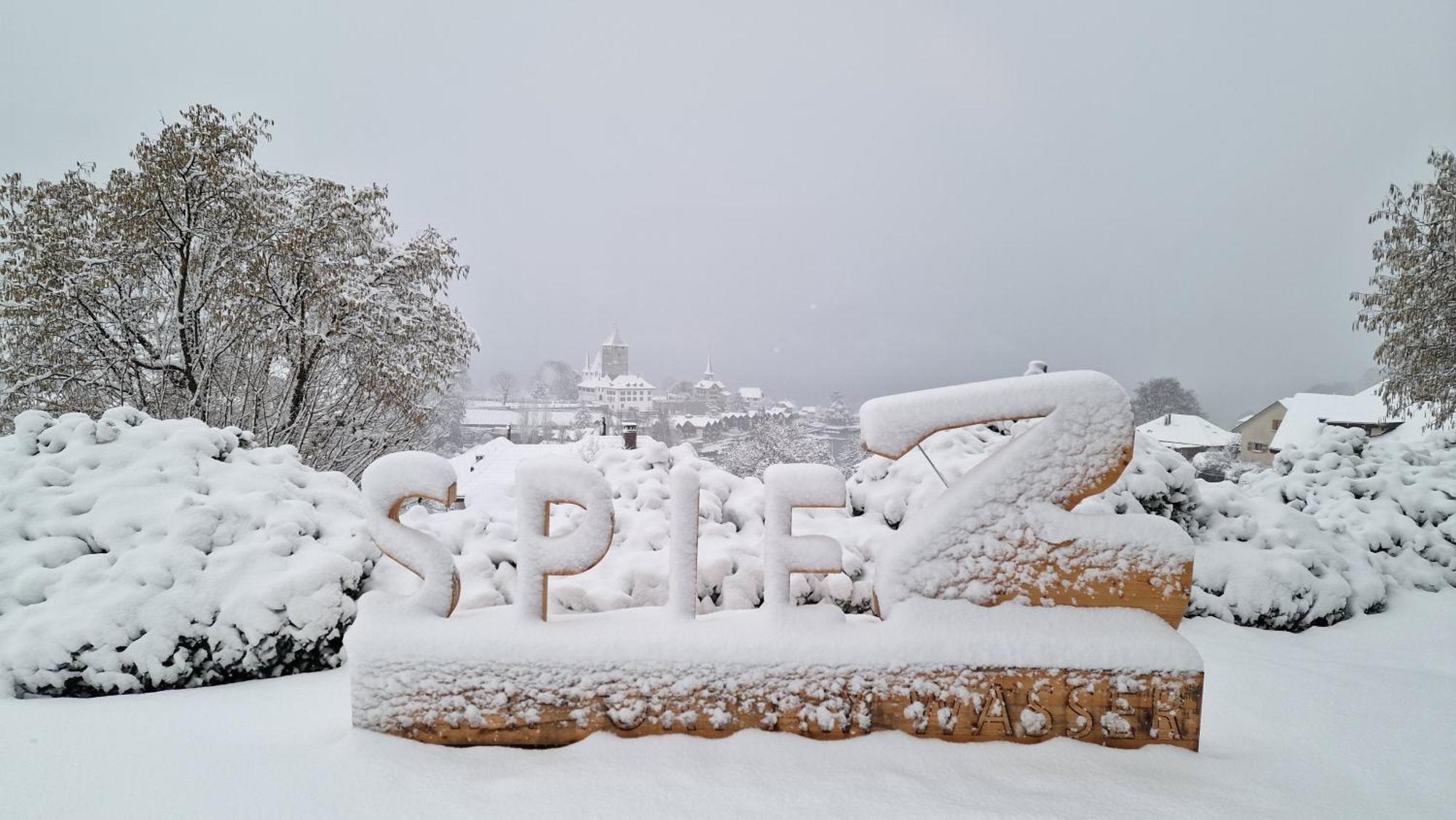 Ferienwohnung Ankerplatz Spiez Dış mekan fotoğraf