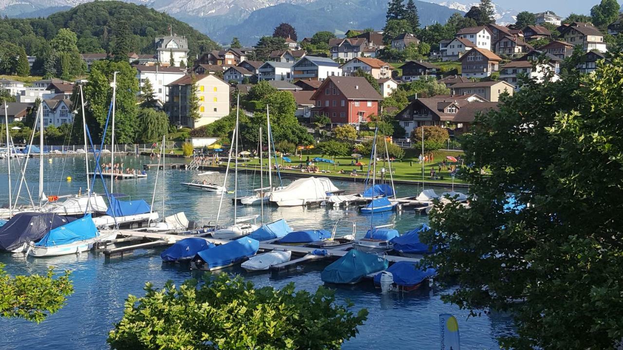 Ferienwohnung Ankerplatz Spiez Dış mekan fotoğraf