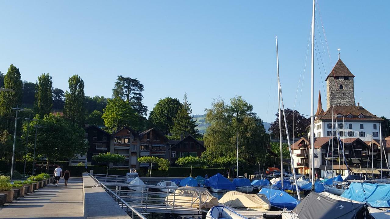 Ferienwohnung Ankerplatz Spiez Dış mekan fotoğraf